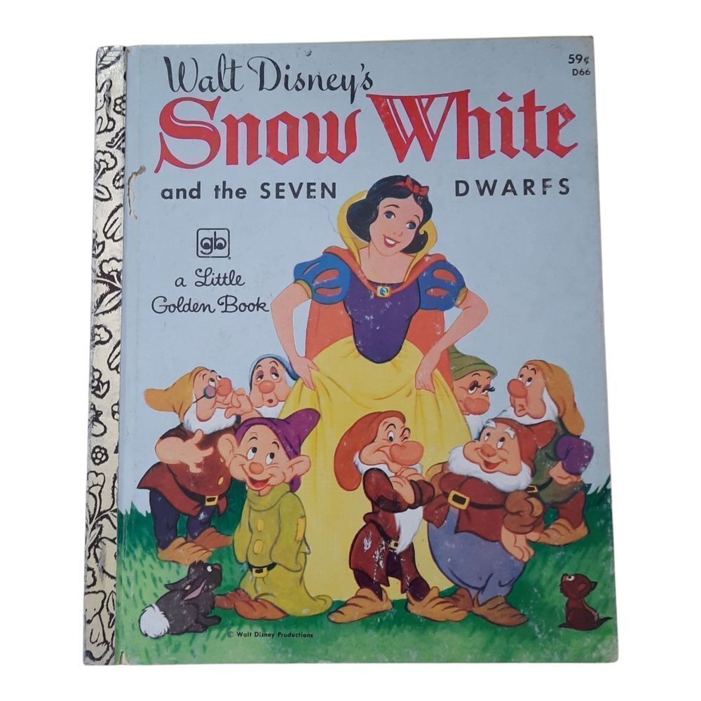 Disney Snow White and the Seven Dwarfs Little Golden Book